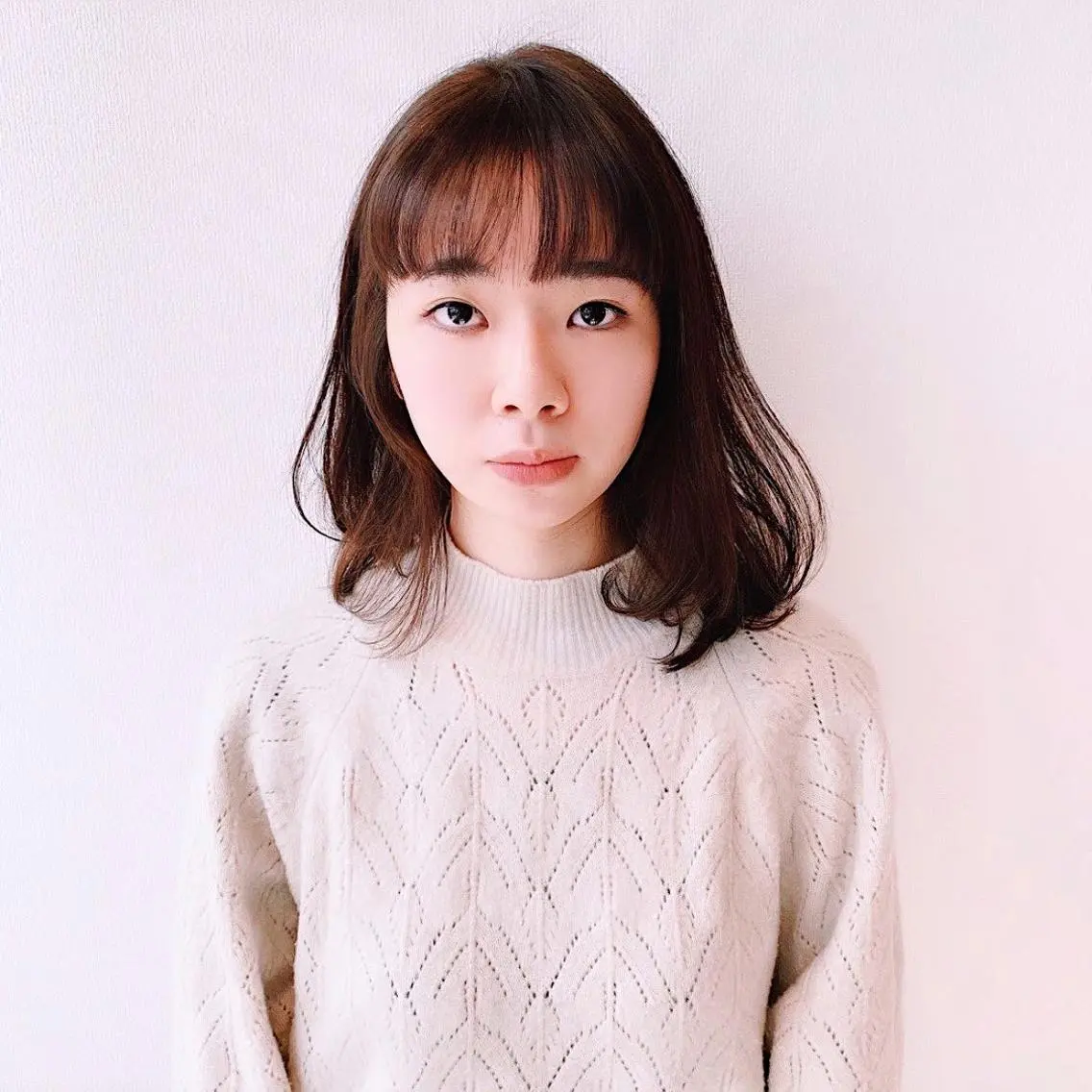 ミディアム カラー 中川 竜誠のヘアスタイル