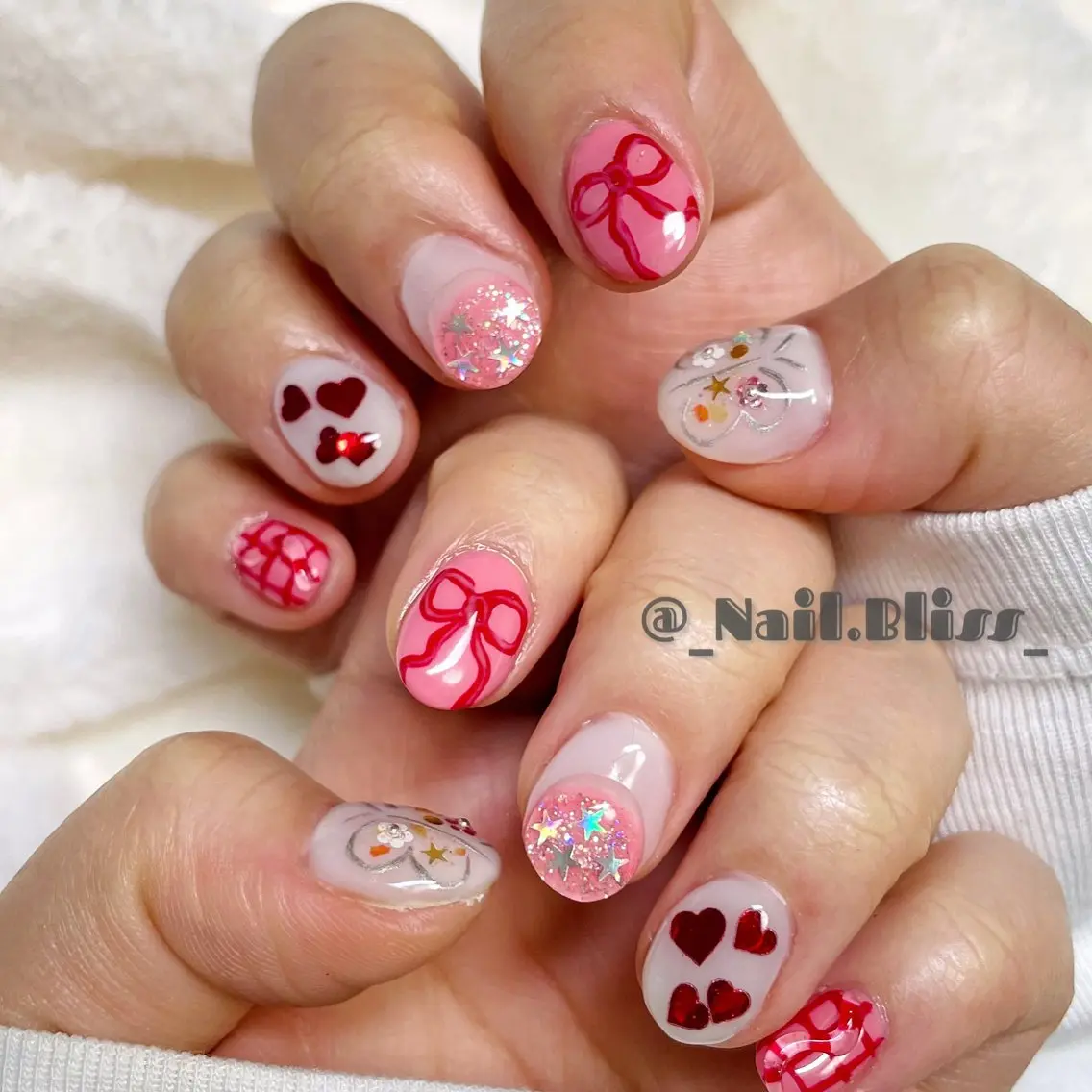 ネイル アートネイル 持ち込み ハンドネイル NAIL BLISSのネイルデザイン