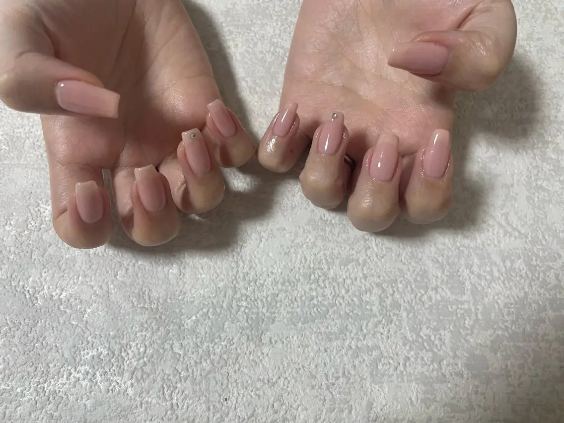 ネイル ジェルネイル 韓国ネイル メンズネイル パラジェル ストーンネイル kiki nail たまプラーザのネイルデザイン