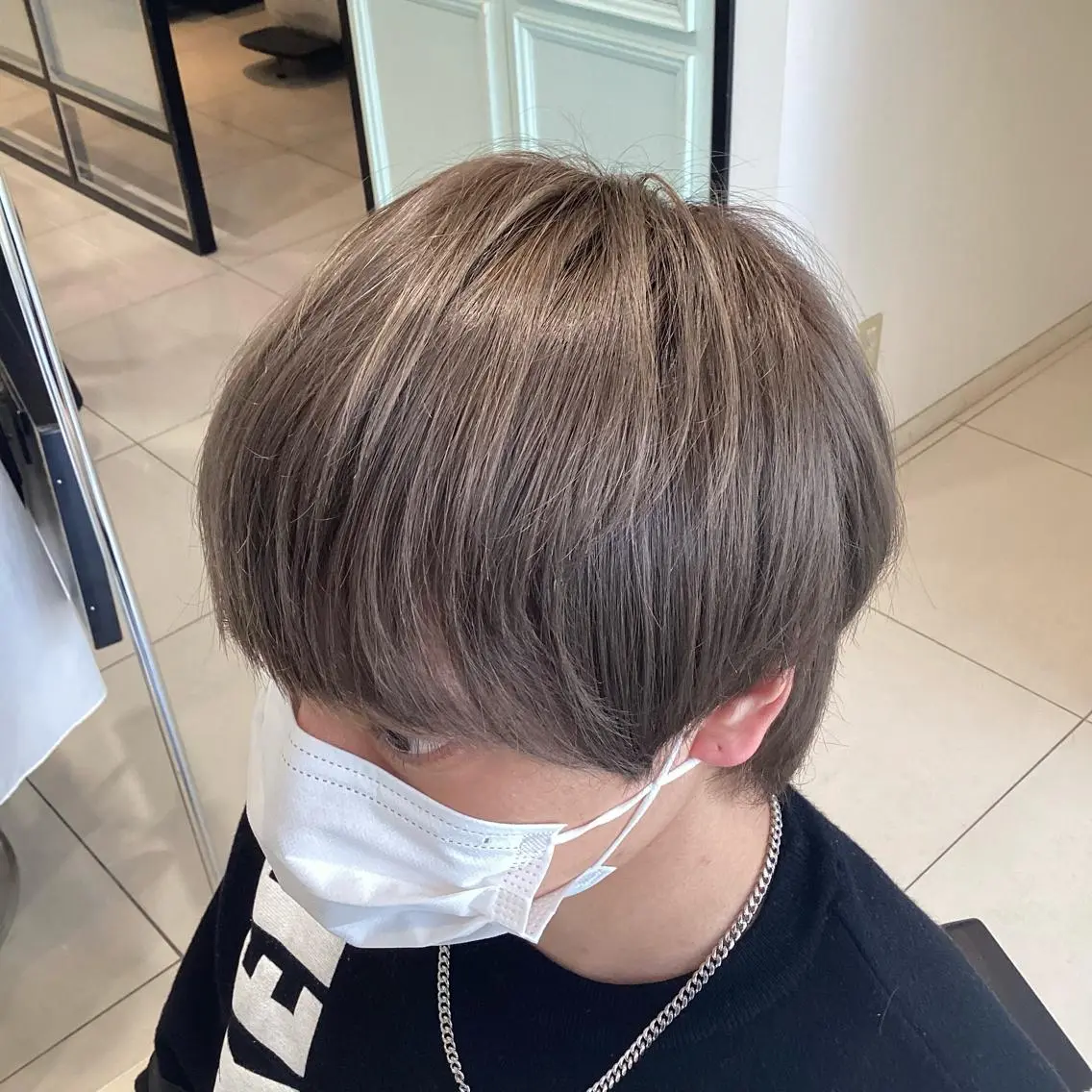 カラー メンズ ダブルカラー メンズ縮毛矯正 ♠️店長下平隼人のヘアスタイル