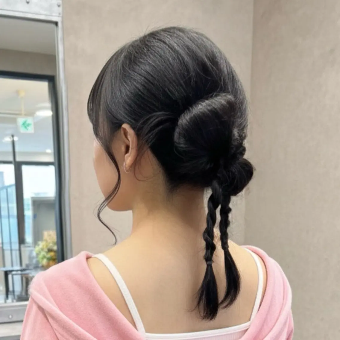 ロング ヘアセット 落合 ちりのヘアスタイル