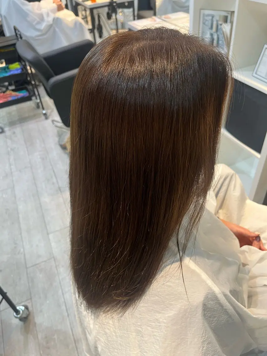 カラー ヘアカラー トリートメント 山口 留奈のヘアスタイル