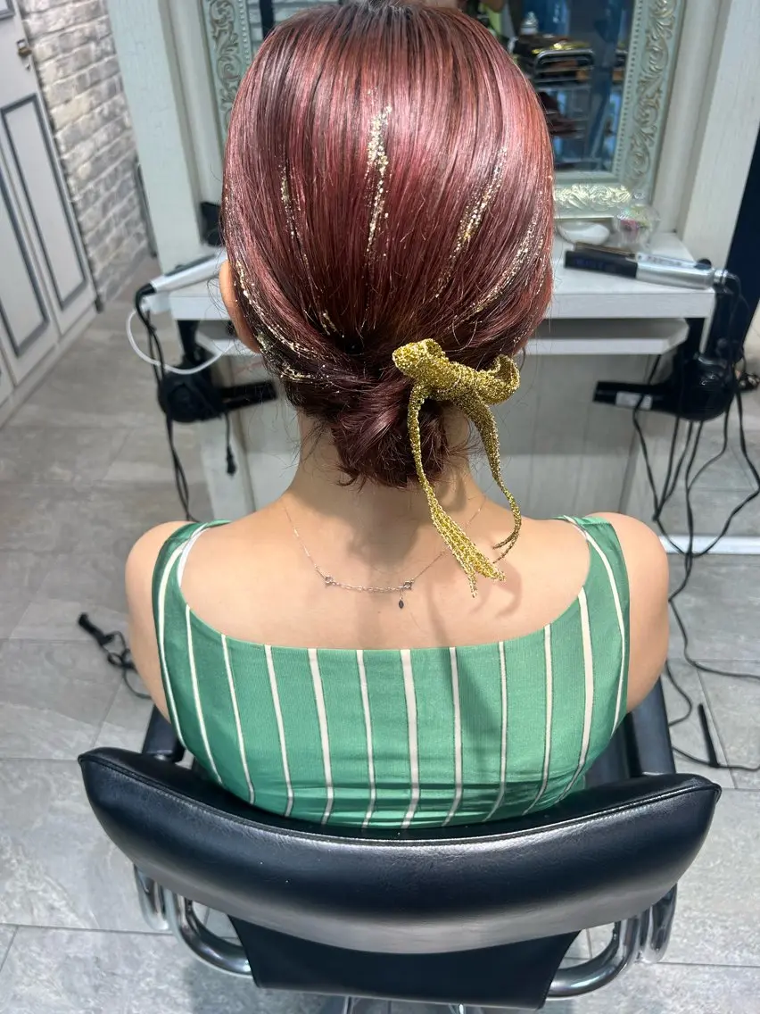 ミディアム 🤍韓国風ヘア 柴田真帆🤍のヘアスタイル