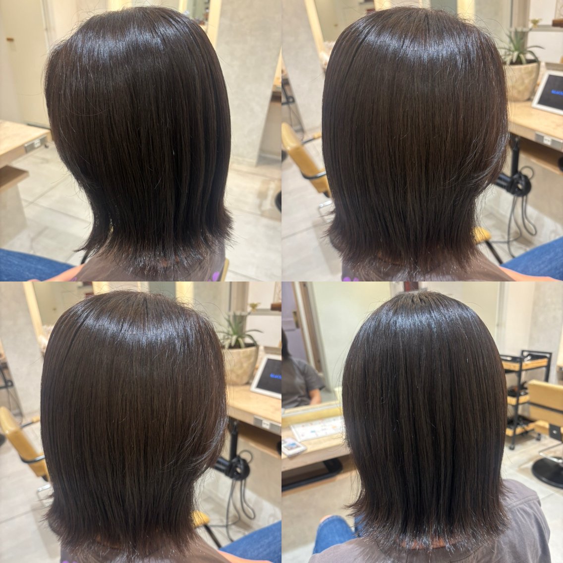 カラー ブラウンカラー ダークブラウン 艶髪/髪質改善カラー 🐶柴田みどりのヘアスタイル