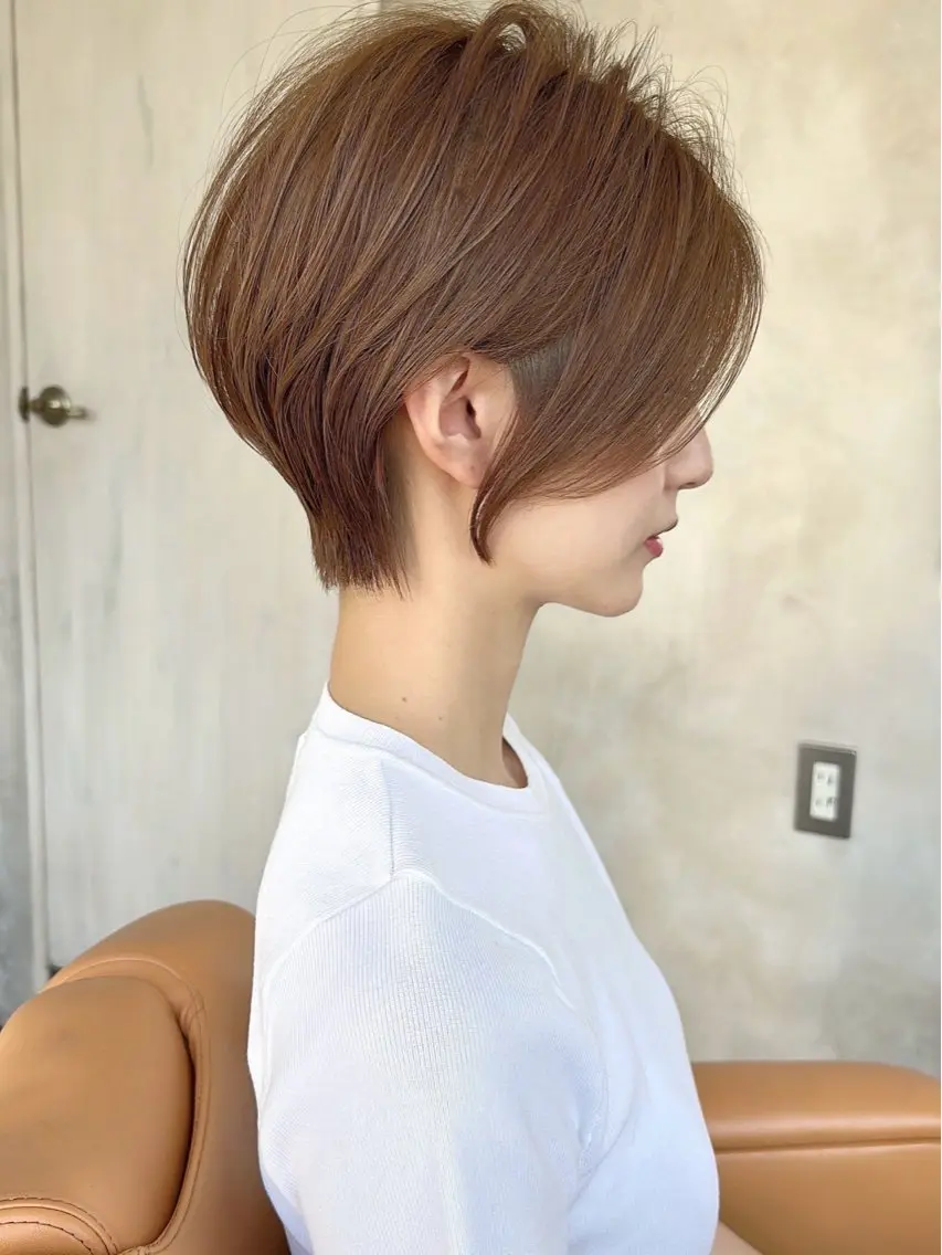 ショート カラー ショートボブ ボブ 似合わせカット ショートヘア 小顔カット カット ヘアカラー トリートメント ショート、ボブの神✨ 峯朋也✂︎✨のヘアスタイル