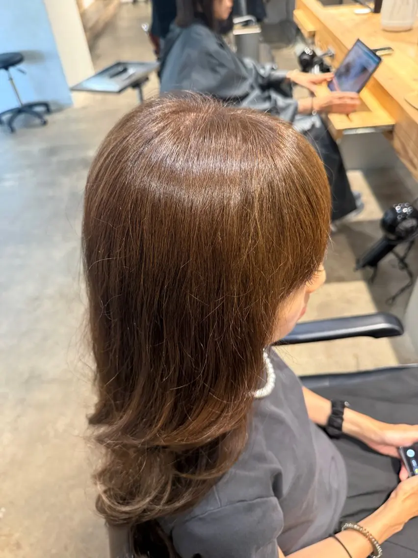 カラー 西村 颯世のヘアスタイル