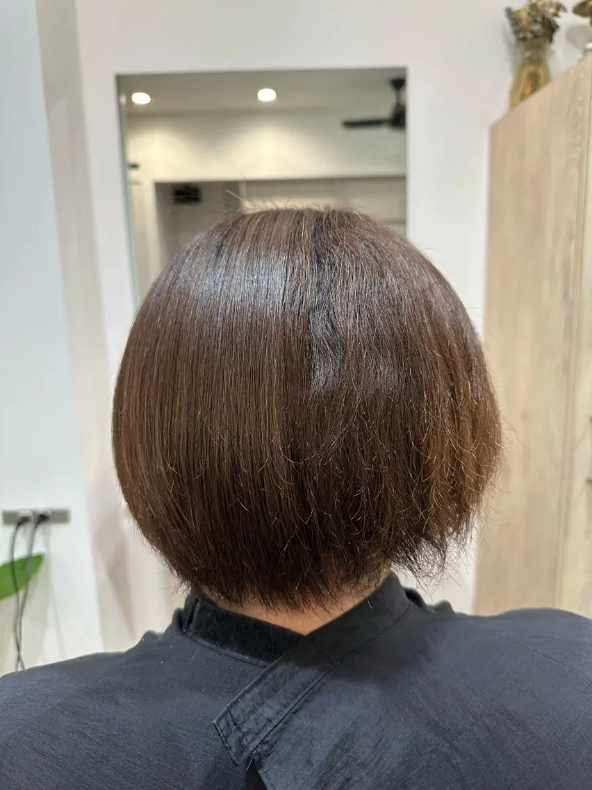 ショート 縮毛矯正 清水佳緖 ShimizuKaoのヘアスタイル
