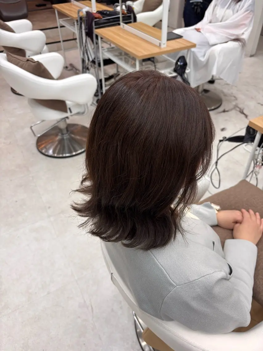 カラー ブラウンカラー 透明感カラー ヘアカラー トリートメント ヘアセット 𝗆𝗂𝗒𝗎 🐈‍⬛🎀のヘアスタイル