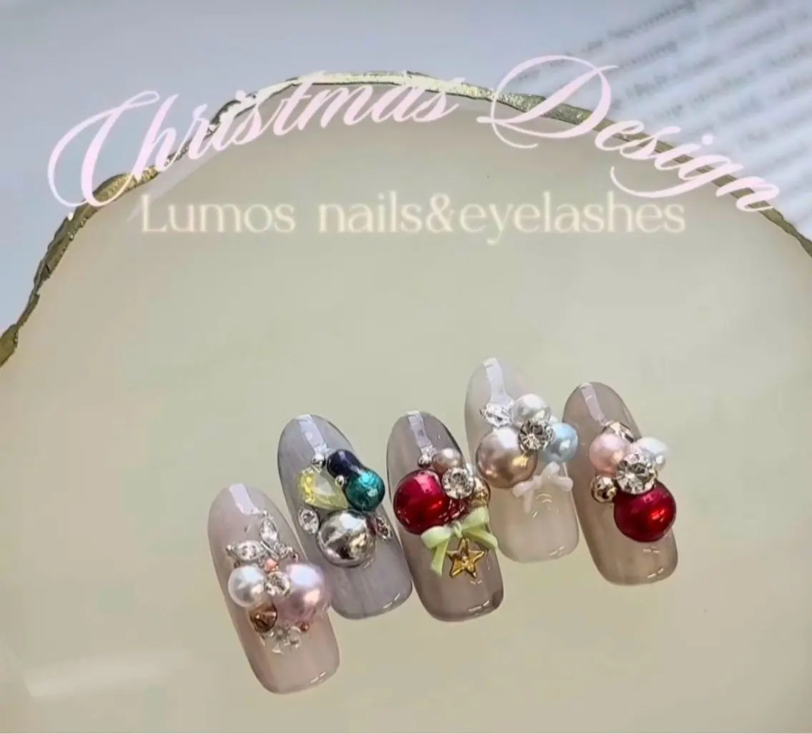ネイル ワンカラーネイル 冬ネイル クリスマス Lumos/ 🎀MAI🎀のネイルデザイン