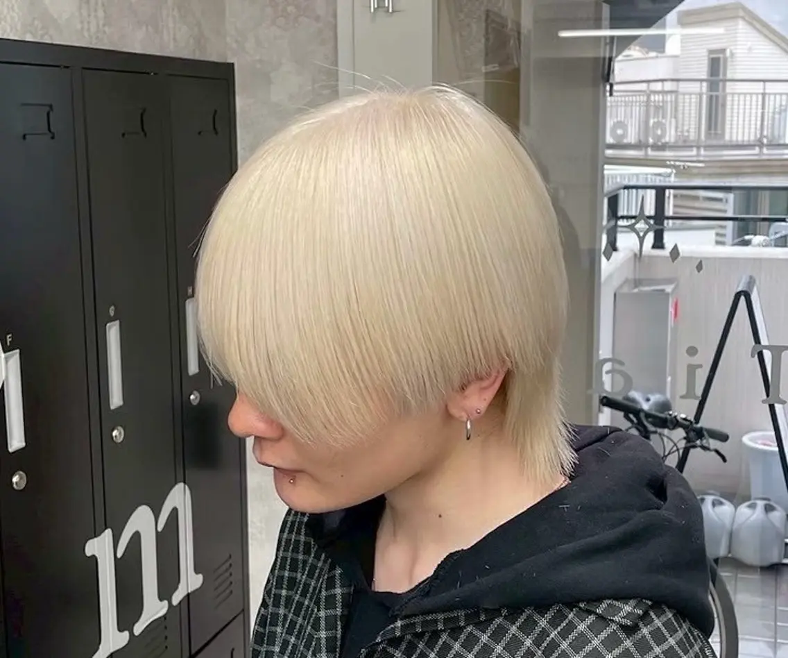 カラー メンズ 佐々木 哲太のヘアスタイル