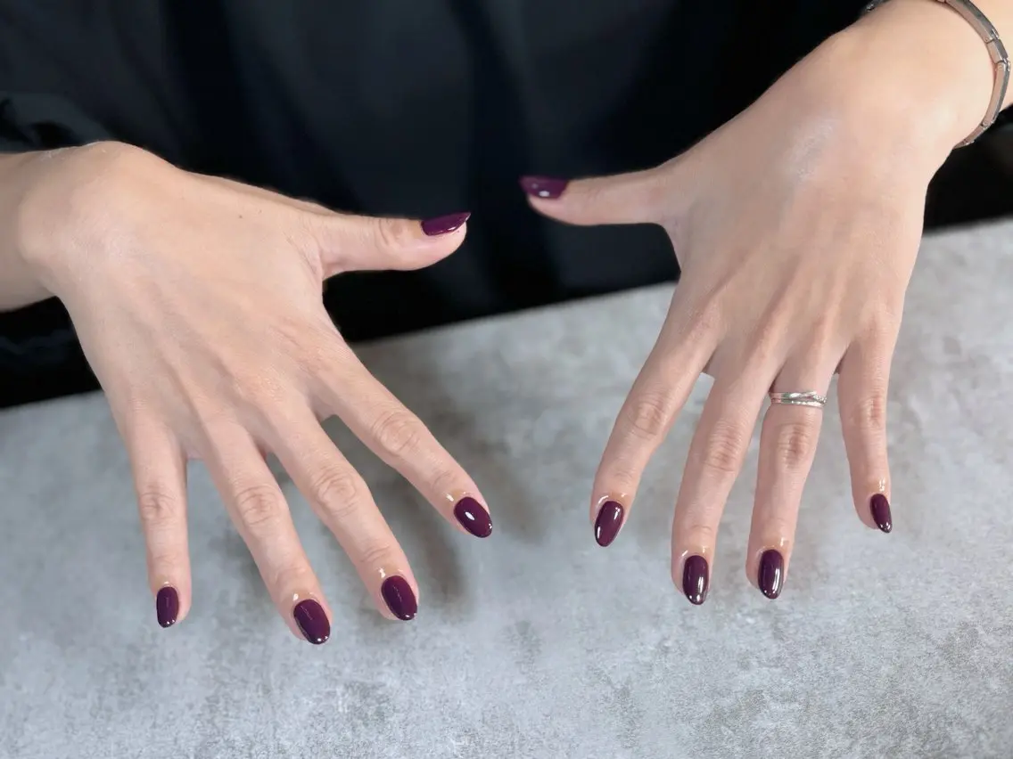 ネイル チークネイル フレンチネイル ジェルネイル ロングネイル マグネットネイル nail sideraのネイルデザイン