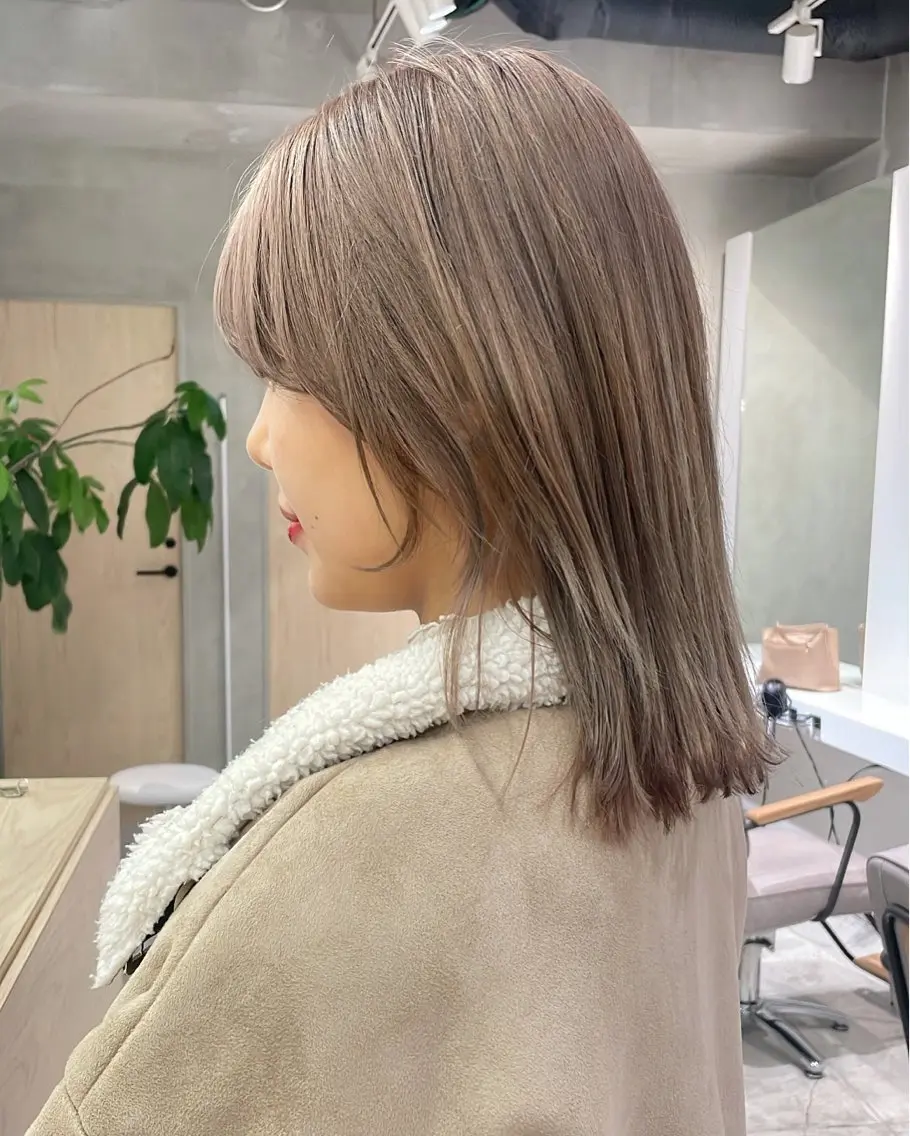 カラー hana🍑 ブリーチなしピンクのヘアスタイル