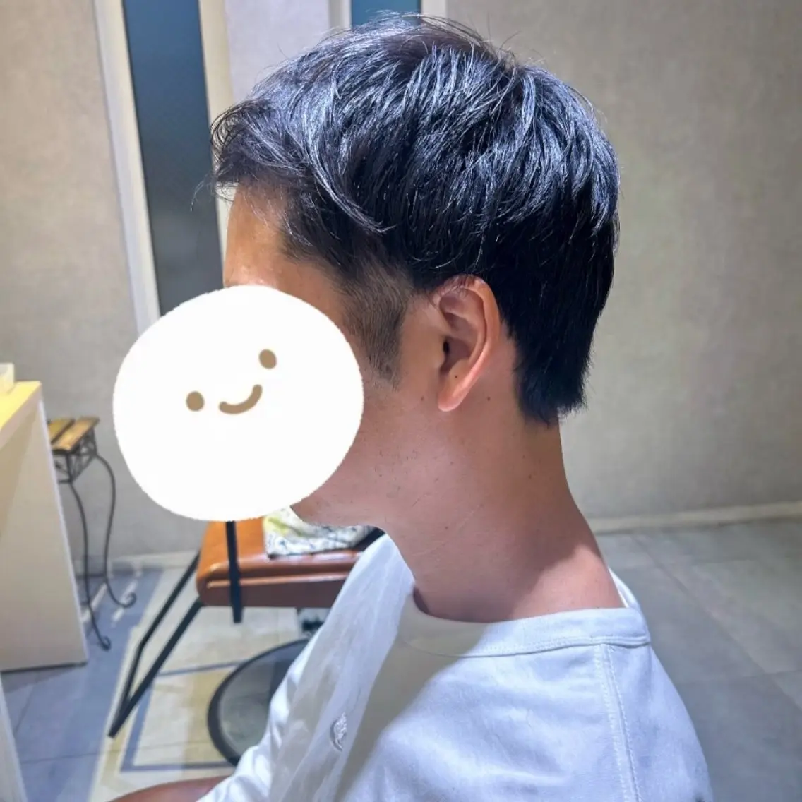 ショート メンズ アップバング カット 甲斐 瑞稀のヘアスタイル