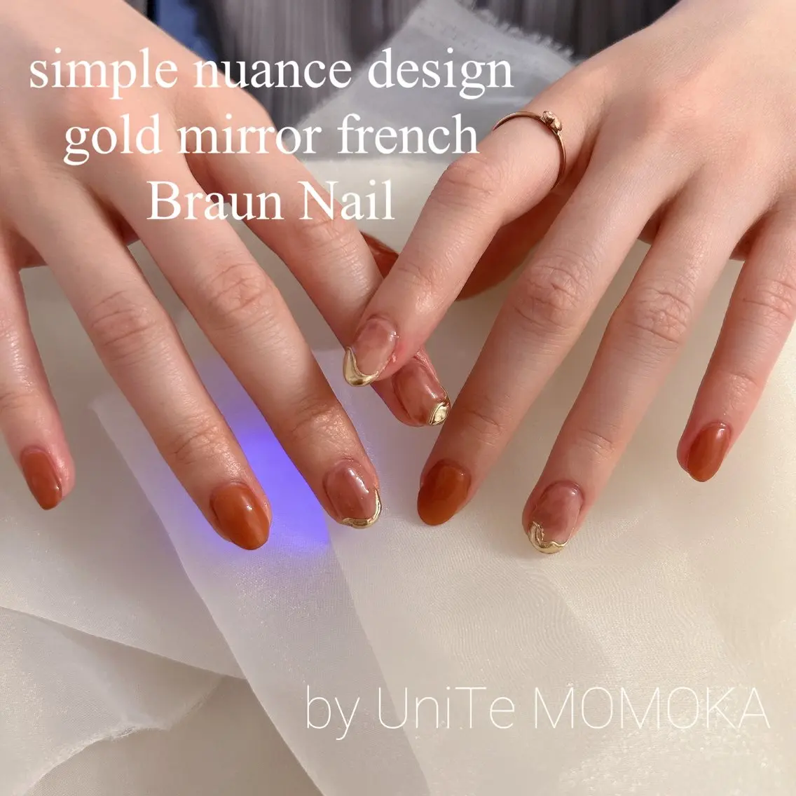 ネイル ニュアンスネイル Momo nailsalonのネイルデザイン