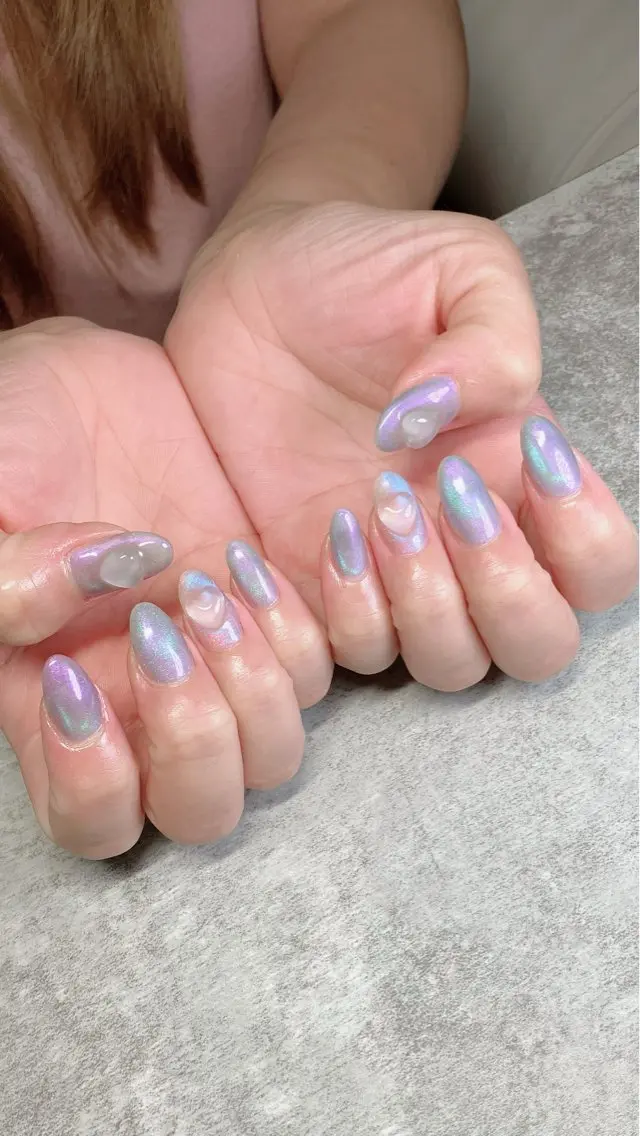 ネイル ハンドネイル ハンドケア shino🌟 痛ネイルのネイルデザイン