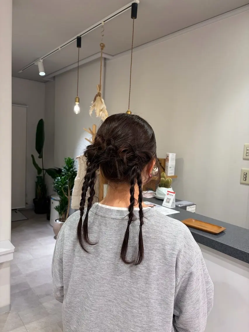 ヘアセットの写真