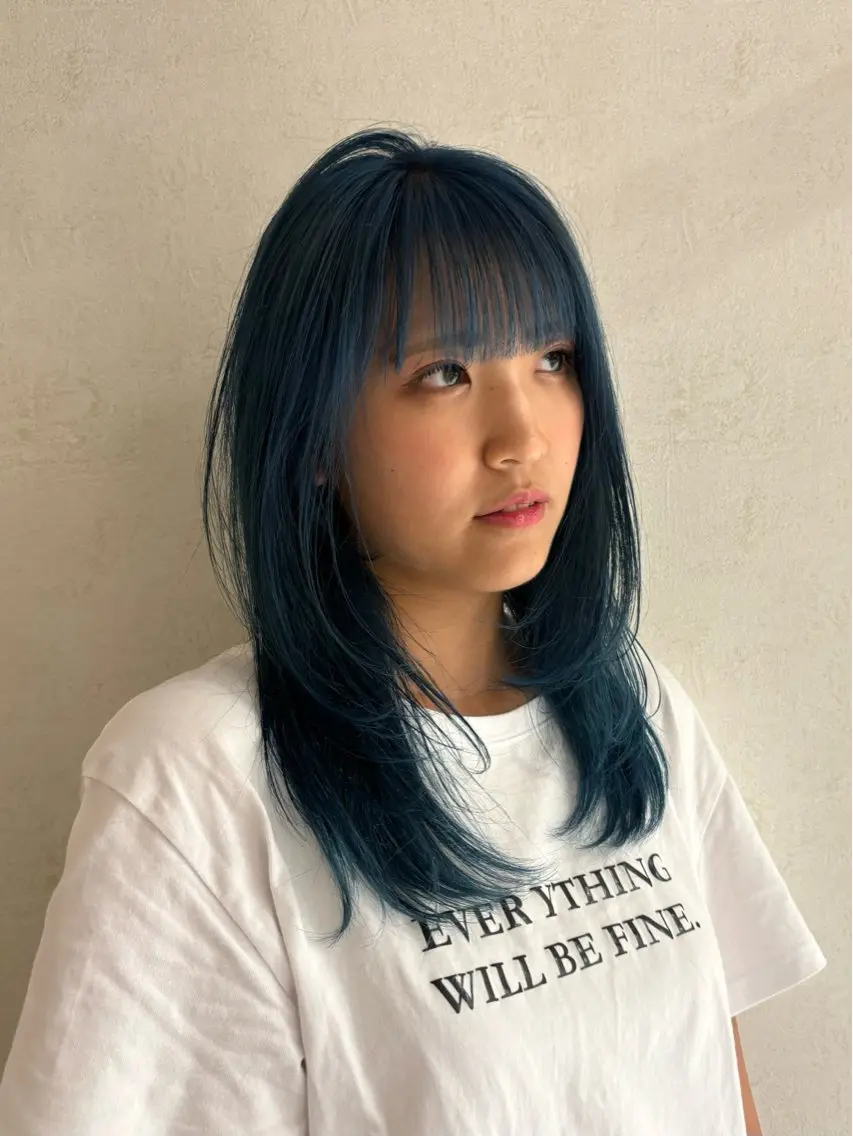 セミロング カラー ヘアカラー izumi/ ボブ/パーマのヘアスタイル