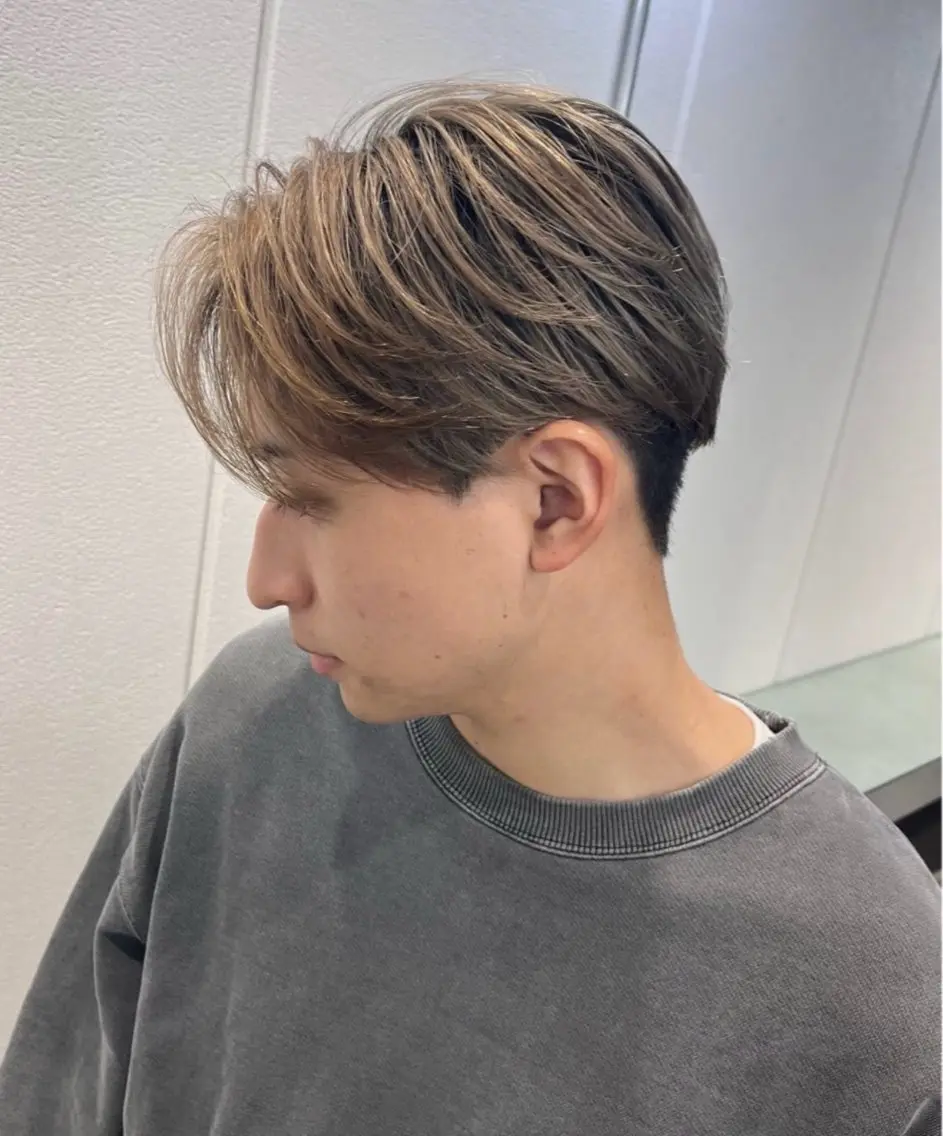 パーマ メンズ カット パーマ トリートメント ヘッドスパ ヘアセット 長谷川仁/パーマ /名駅/髪質改善のヘアスタイル