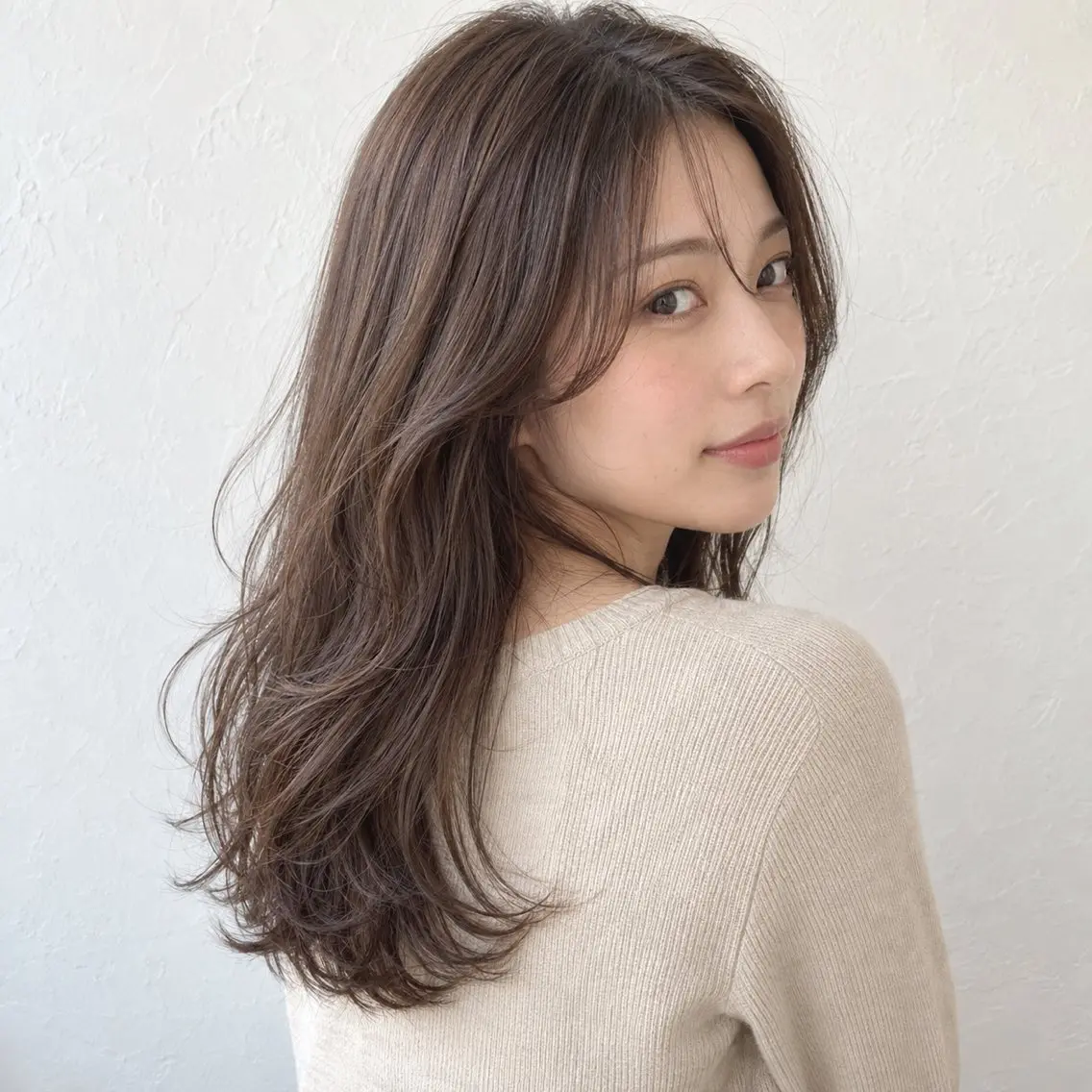 ロング カラー ロングレイヤー レイヤーカット ロング パーソナルカラー診断 骨格診断 銀座/モテ🤍垢抜け レイヤー/あさみのヘアスタイル