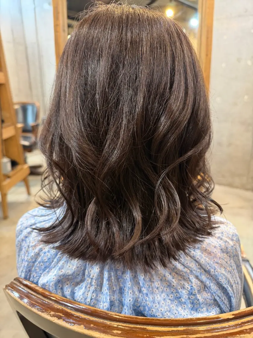 🌿再来限定✨似合わせカット＋透明感カラー【1stepTR付】¥11,000の写真