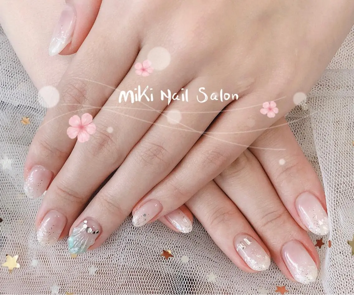 ネイル MiKi Nai池袋 長さだし得意のネイルデザイン