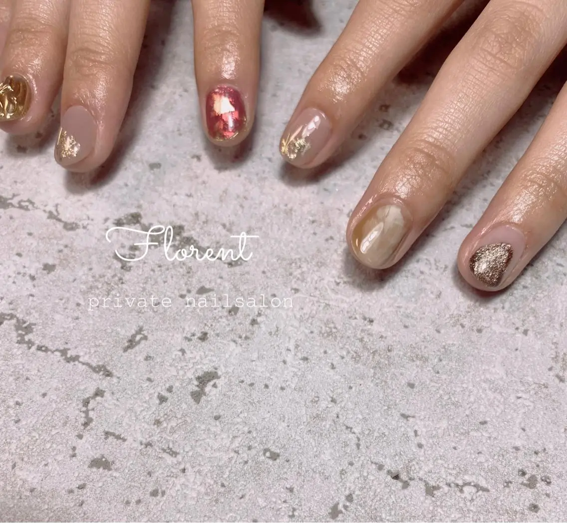 ネイル ハンドネイル florent nailのネイルデザイン