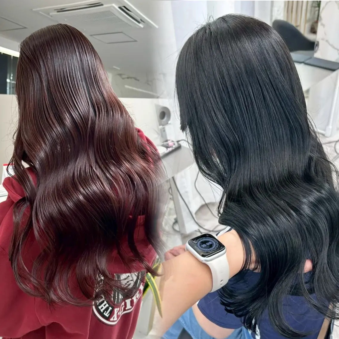 ロング カラー メンズ 中尾 遥那のヘアスタイル