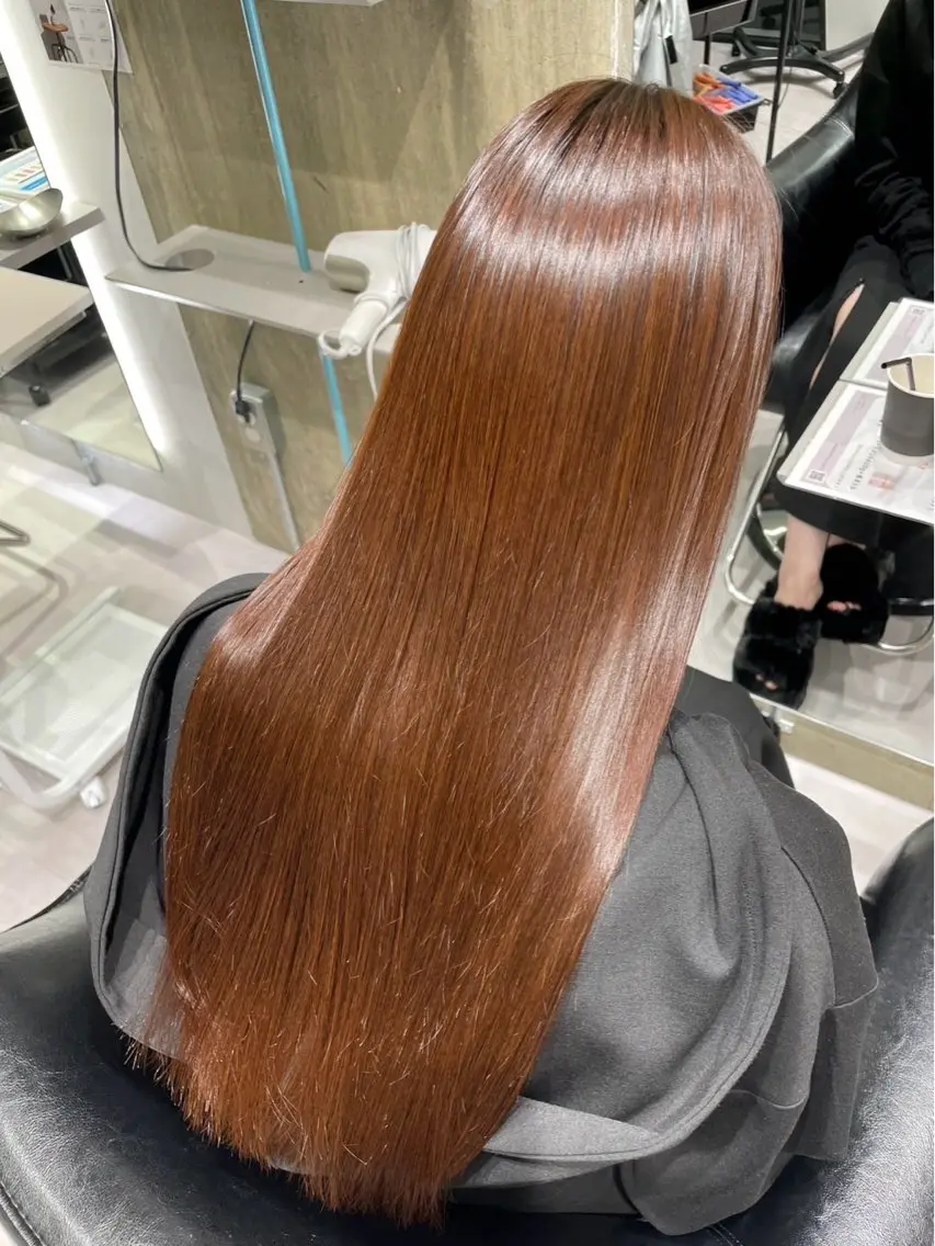 ロング カラー 髪質改善 Lino nanaのヘアスタイル