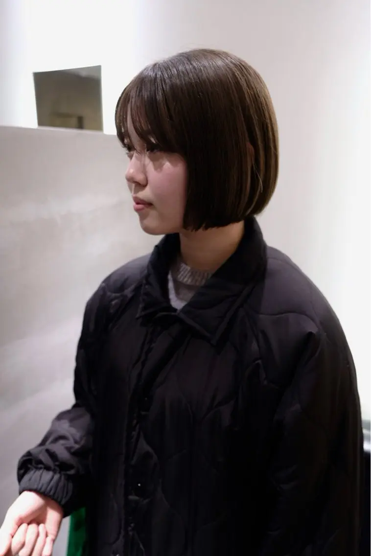 ショート カラー カット ヘアカラー トリートメント シノザキ/薬院/ボブ /ショート/髪質改善のヘアスタイル
