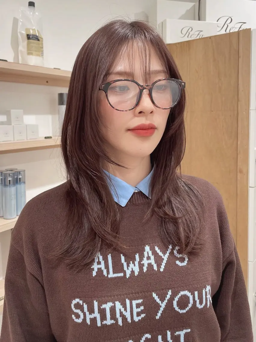 【似合わせカット✂️】 💜小顔カット＋アルカリ酸熱トリートメント💜⚠︎ロング・ミディアム・ボブ限定の写真