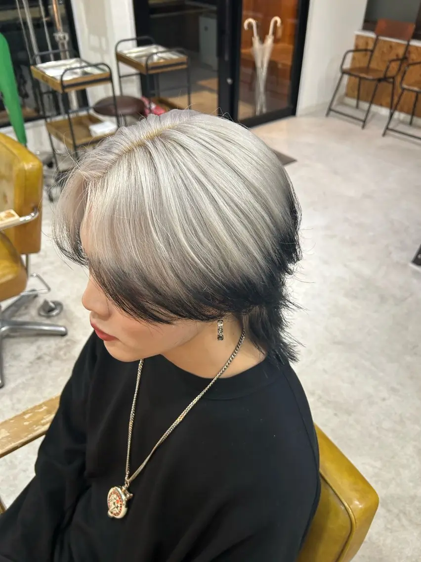 カラー ヘアアレンジ メンズ カット ヘアカラー 《外国人風ヘア特化》 早川 愛斗のヘアスタイル