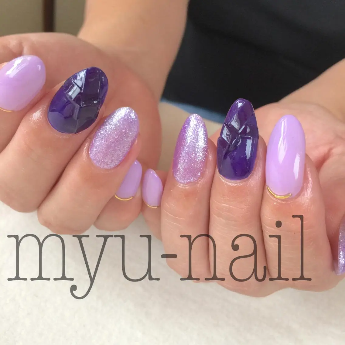 ネイル ハンドネイル ホームサロン myu-nailのネイルデザイン