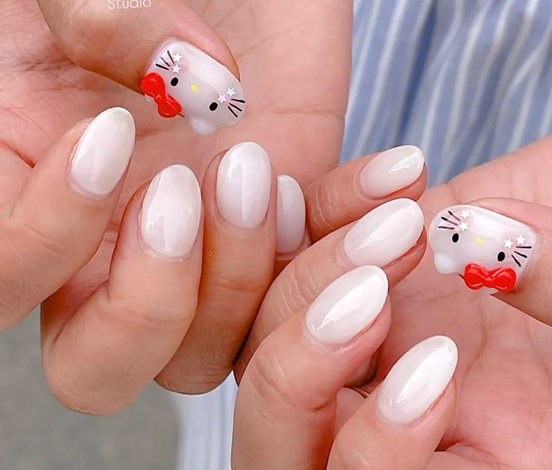 ネイル ハンドネイル By moonネイル 🌷ワンホン/韓国風のネイルデザイン