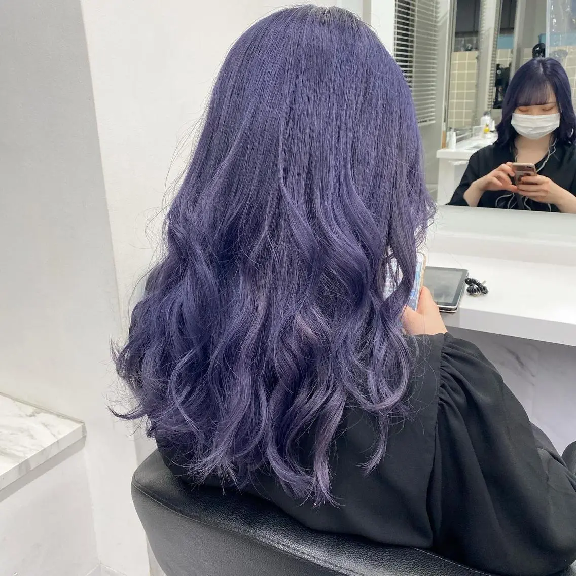 セミロング カラー ヘアアレンジ メンズ特化 水口湧太のヘアスタイル