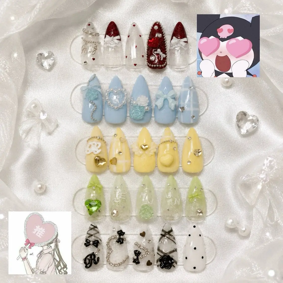 推しネイル定額【モデル価格】の写真