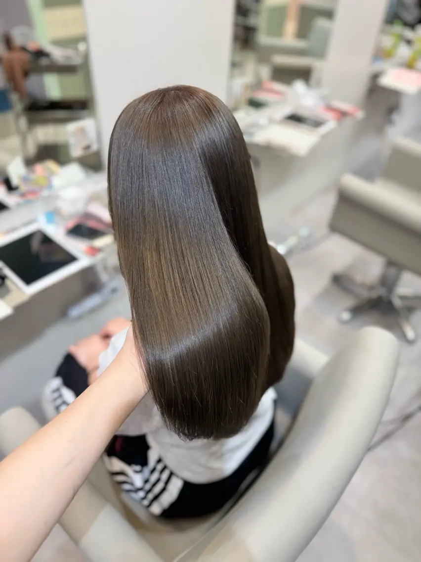 ロング カラー Haruka🕊 透明感カラーのヘアスタイル