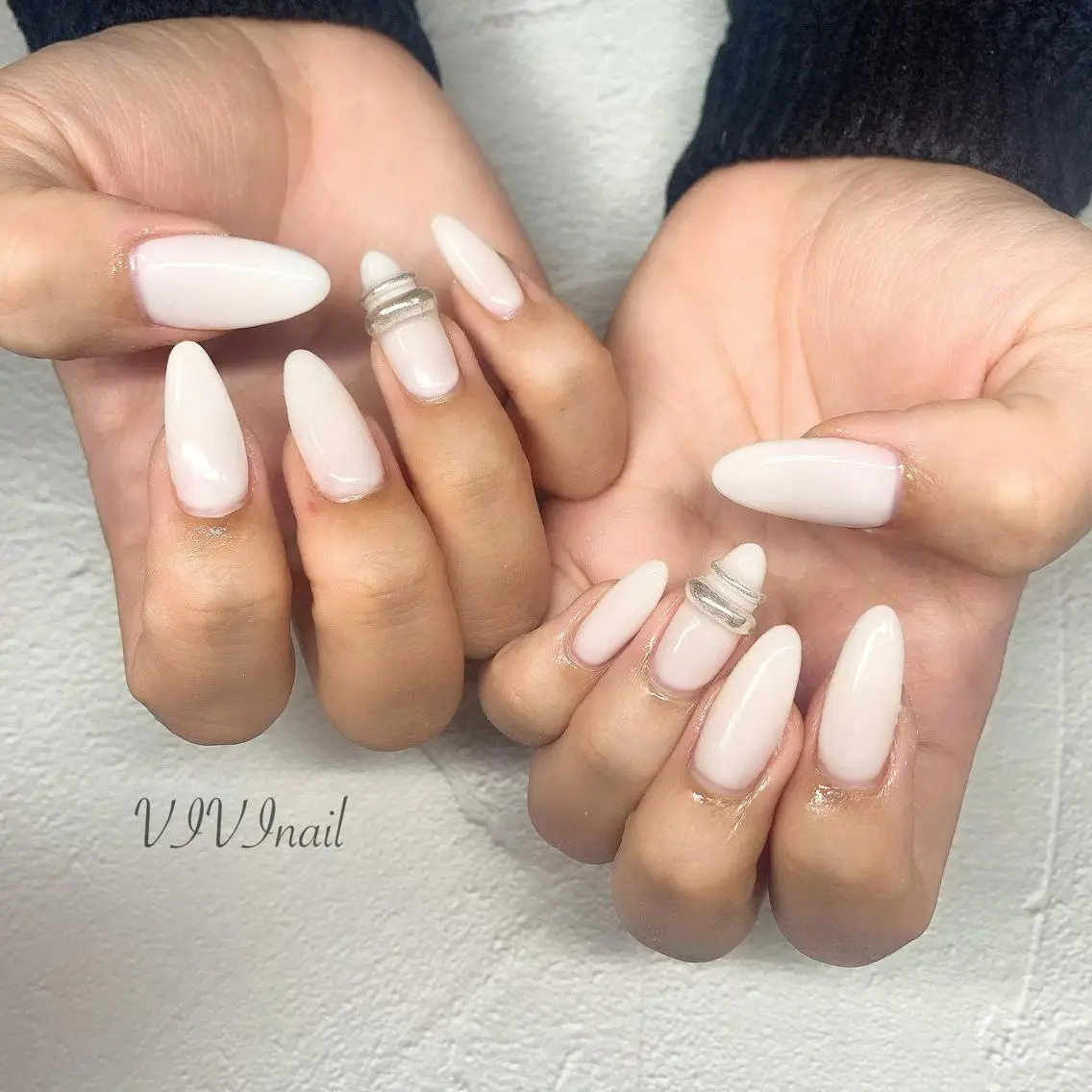 ネイル シンプルネイル ハンドネイル vivi nailのネイルデザイン