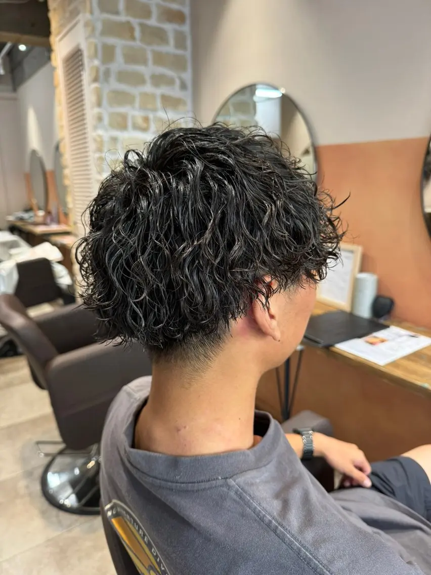 メンズ メンズパーマ カット パーマ メンズ特化 TAKUYAのヘアスタイル