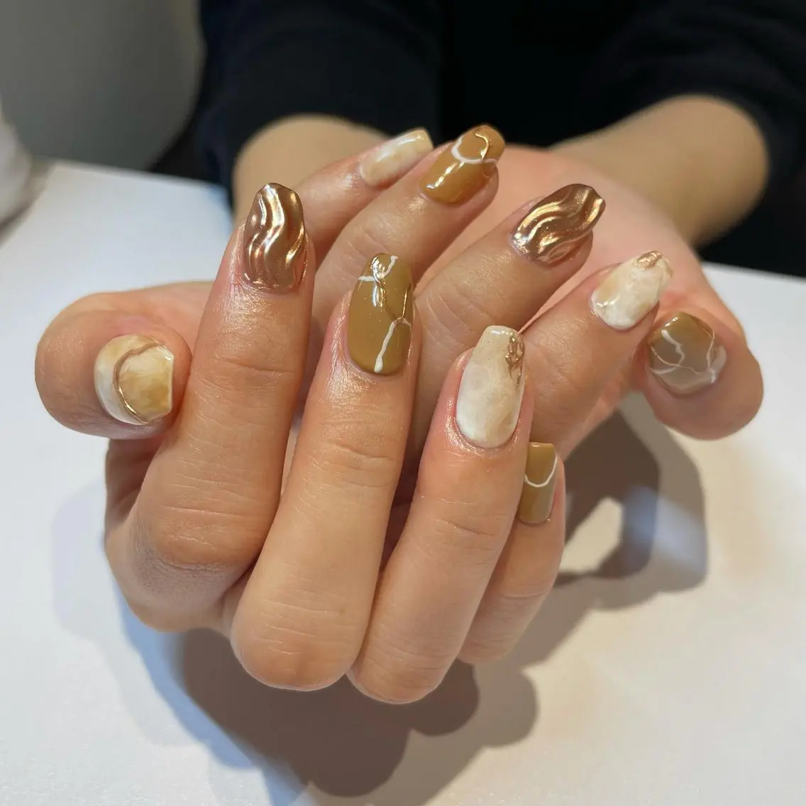 ネイル 持ち込み ニュアンスネイル MIUNail YUMIのネイルデザイン
