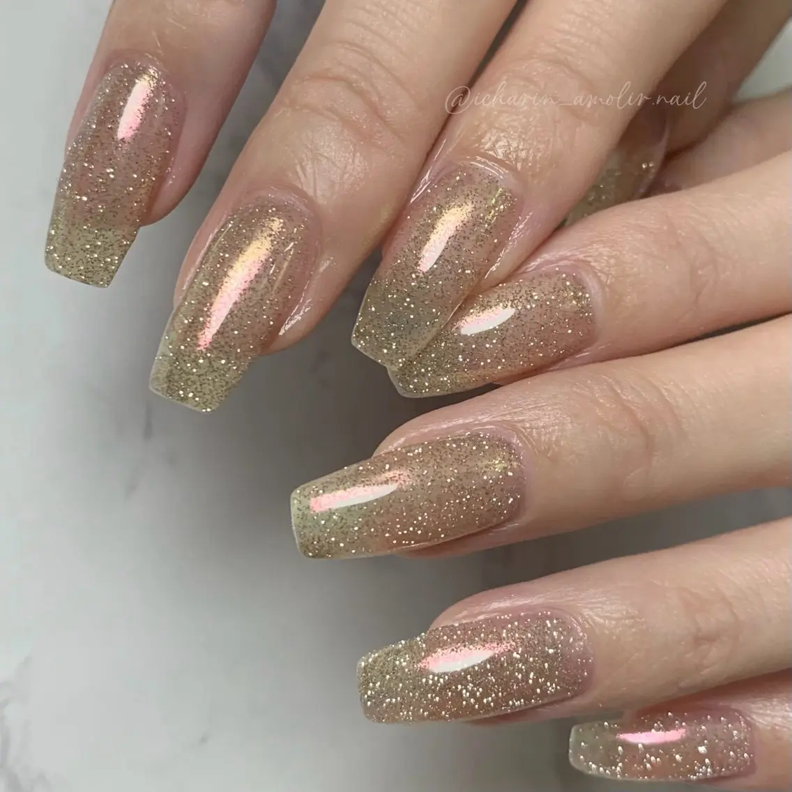 ネイル フラッシュネイル シンプルネイル EMIKOのネイルデザイン