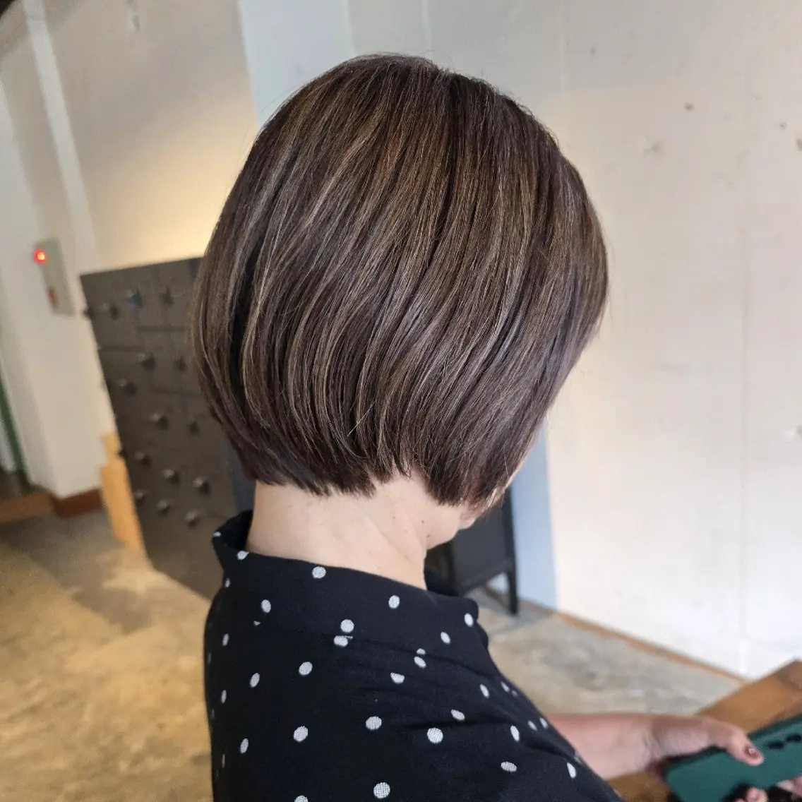 ショート カラー ブリーチ ハイライトカラー ハイライト 本日◎ ハヤシ マユ ✂ 府中美容室のヘアスタイル