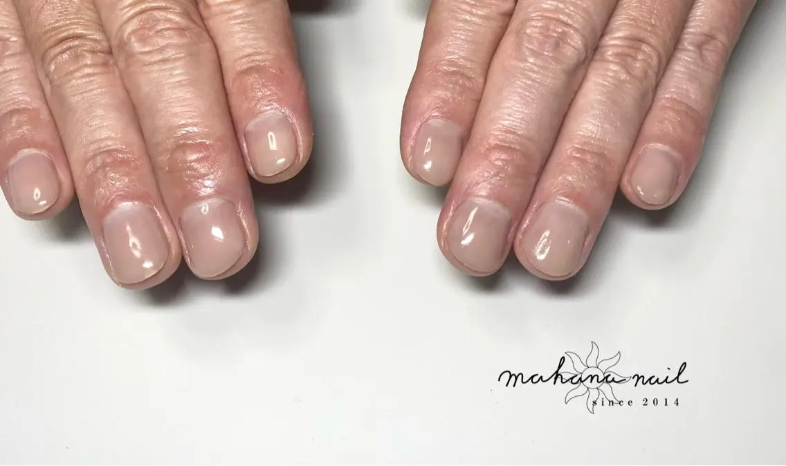 ネイル ワンカラーネイル mahana nailのネイルデザイン