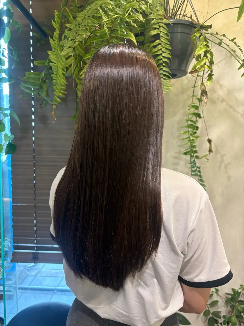 ロング 馬場 彩のヘアスタイル