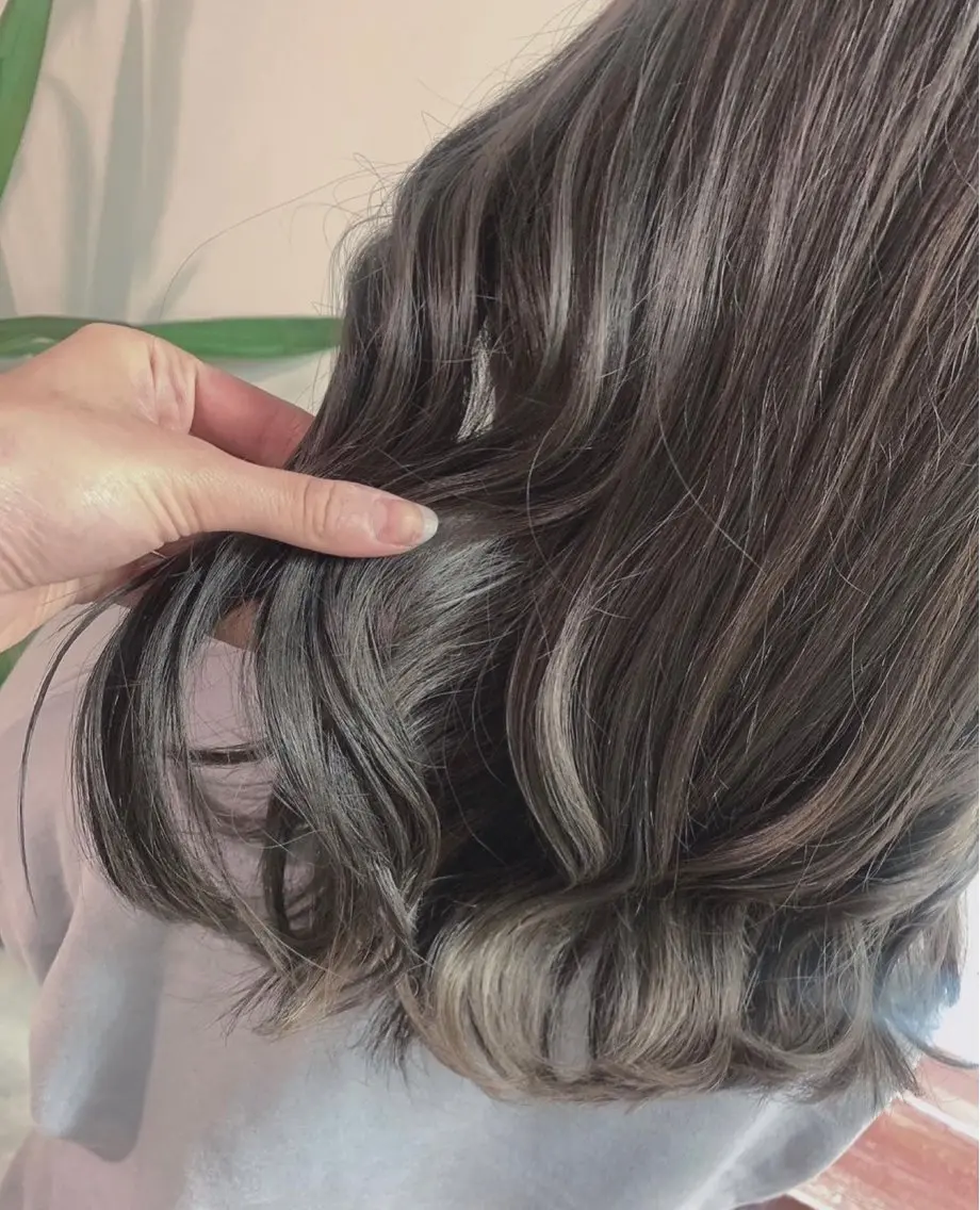 カラー Mao 🎀bob Oliveカラー🌿のヘアスタイル