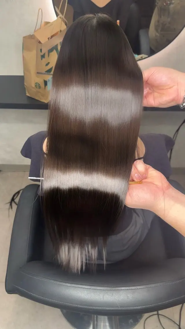ロング 韓国レイヤー 髪質改 善🇰🇷saoriのヘアスタイル