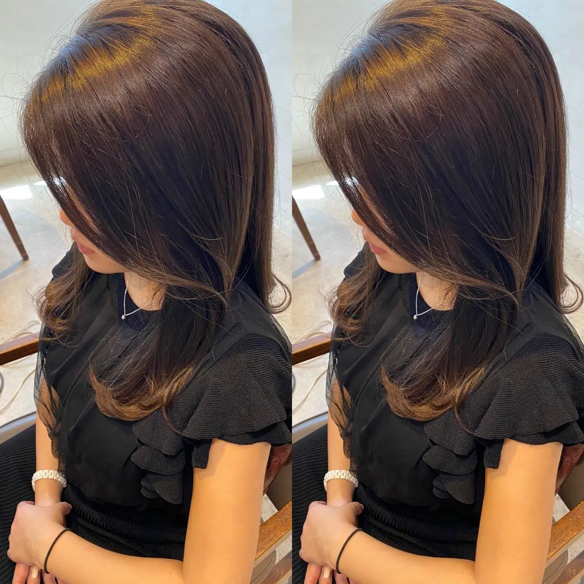 ロング カラー ヘアアレンジ ロング カット ヘアカラー トリートメント ヘッドスパ 小林 佳祐のヘアスタイル