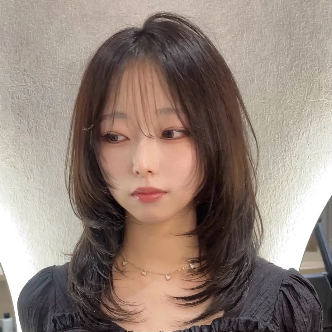 ミディアム レイヤーカット カット ヘアカラー トリートメント 似合わせレイヤー/ 髪質改善/長瀬叶翔のヘアスタイル