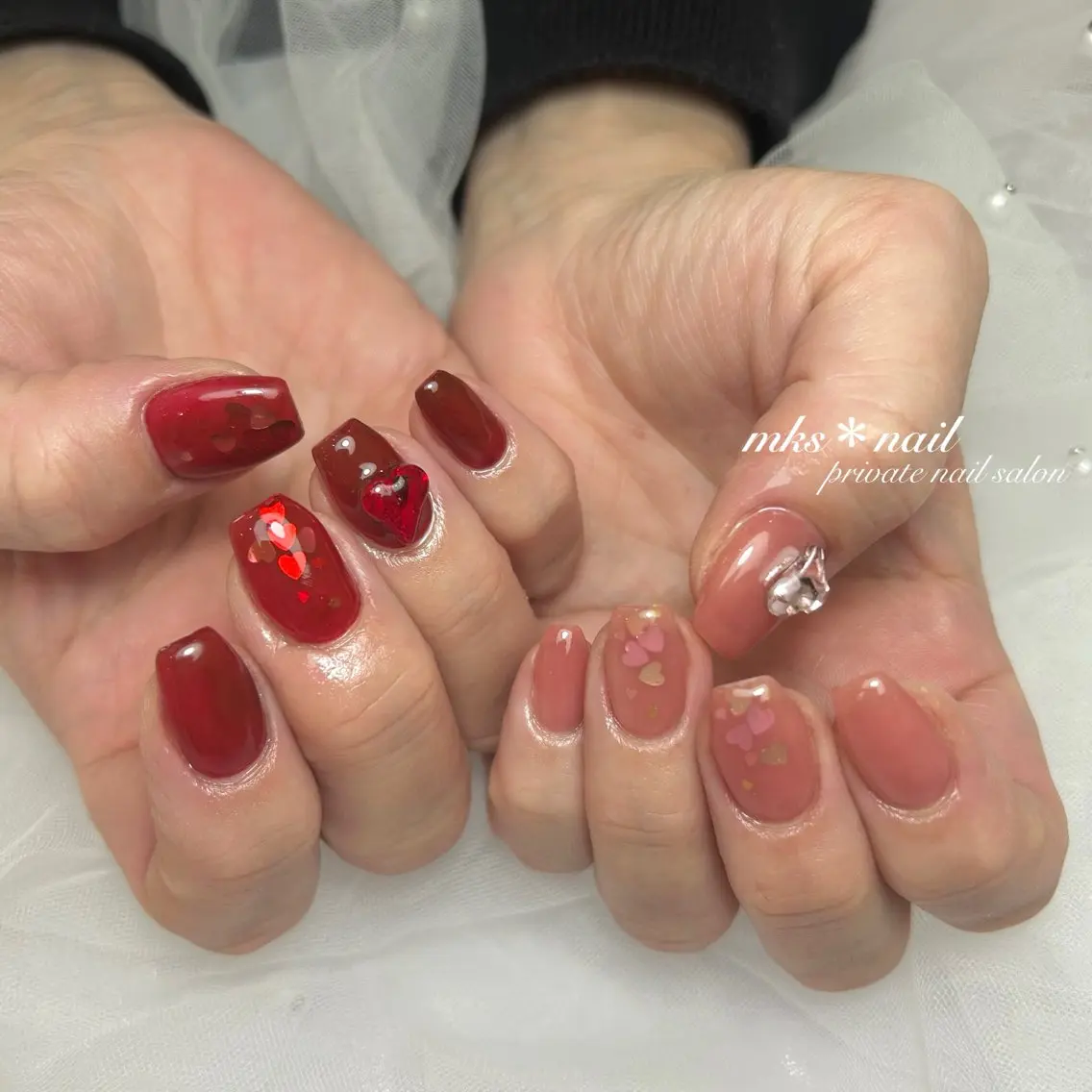 ネイル mks＊nail //  枚方長尾のネイルデザイン