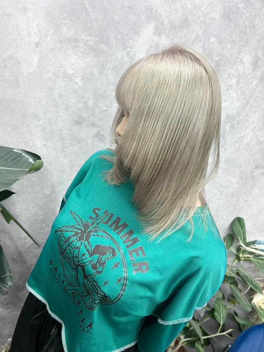 セミロング カット ヘアカラー AN'TIA小作代表 ⭐︎kazuma⭐︎のヘアスタイル