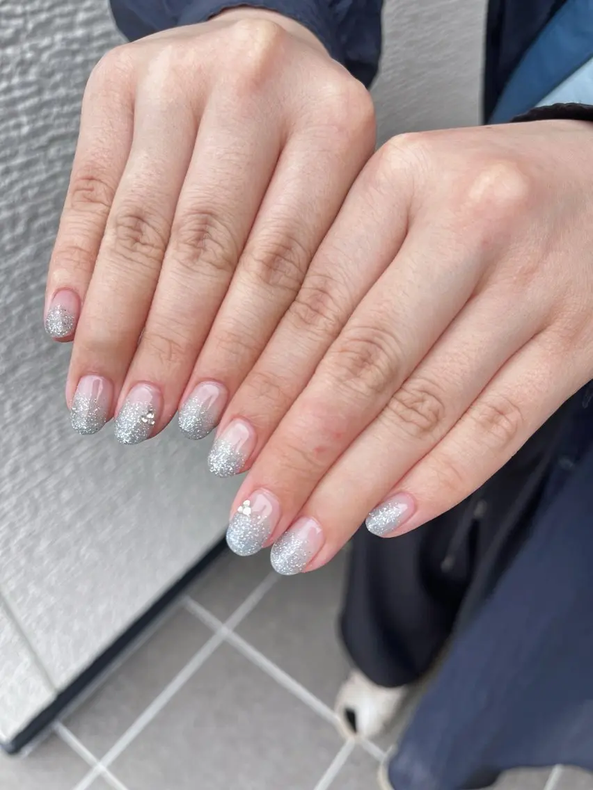 ネイル グラデーション キラキラネイル ラメ(グリッター) ハンドネイル nail salon toki.のネイルデザイン